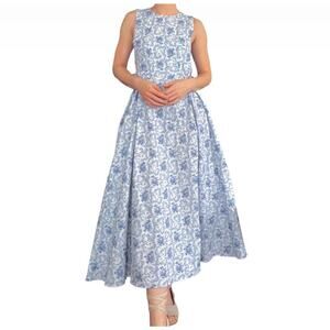 Selkie Pinafore Dress In Milkflower Print - Anthropology NWT
